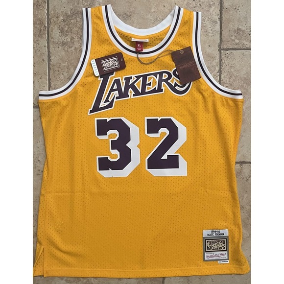 Mitchell & Ness Other - Los Angeles Lakers Jersey Mens XL Mitchell Ness NBA Basketball Magic Johnson NEW